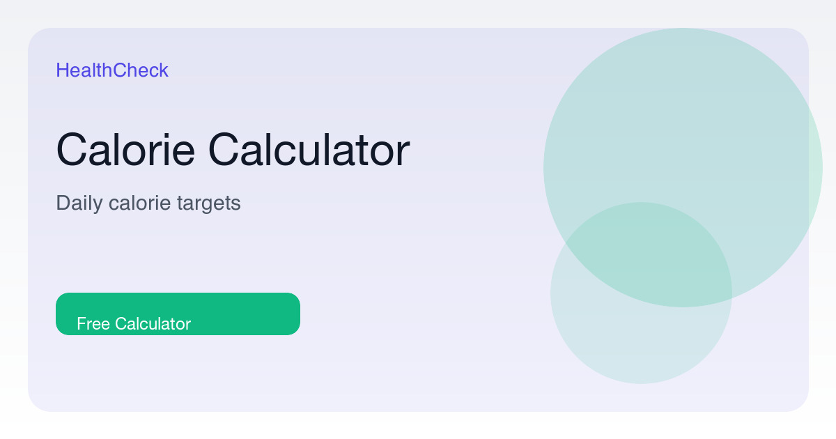 Calorie Calculator